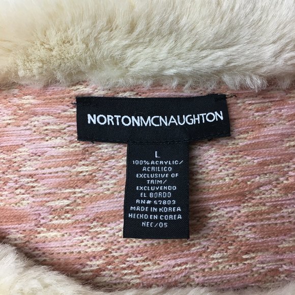 Norton McNautghton Faux Fur Trimmed Sweater - Picture 5 of 5